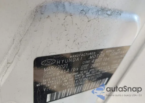 2022 Genesis G70 3.3T Awd Launch Edition z USA, uszkodzony, nr VIN KMTG14TE9NU082323